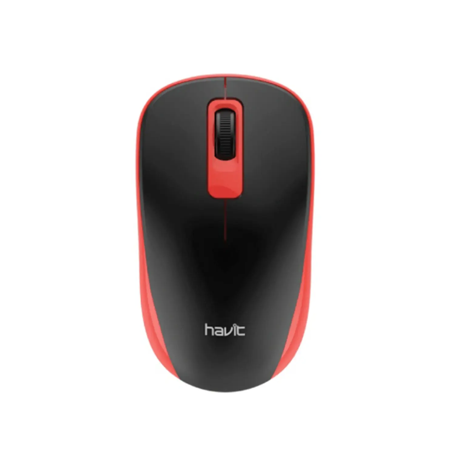 MOUSE USB INALAMBRICO NEGRO/ROJO HAVIT